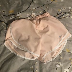 Peach Nike Running Shorts